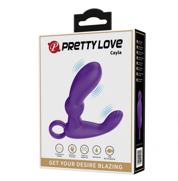 Pretty Love - Cayla Prostate Massager (Chargeable - Purple) Pretty Love - Cayla Prostate Massager (Chargeable - Purple)